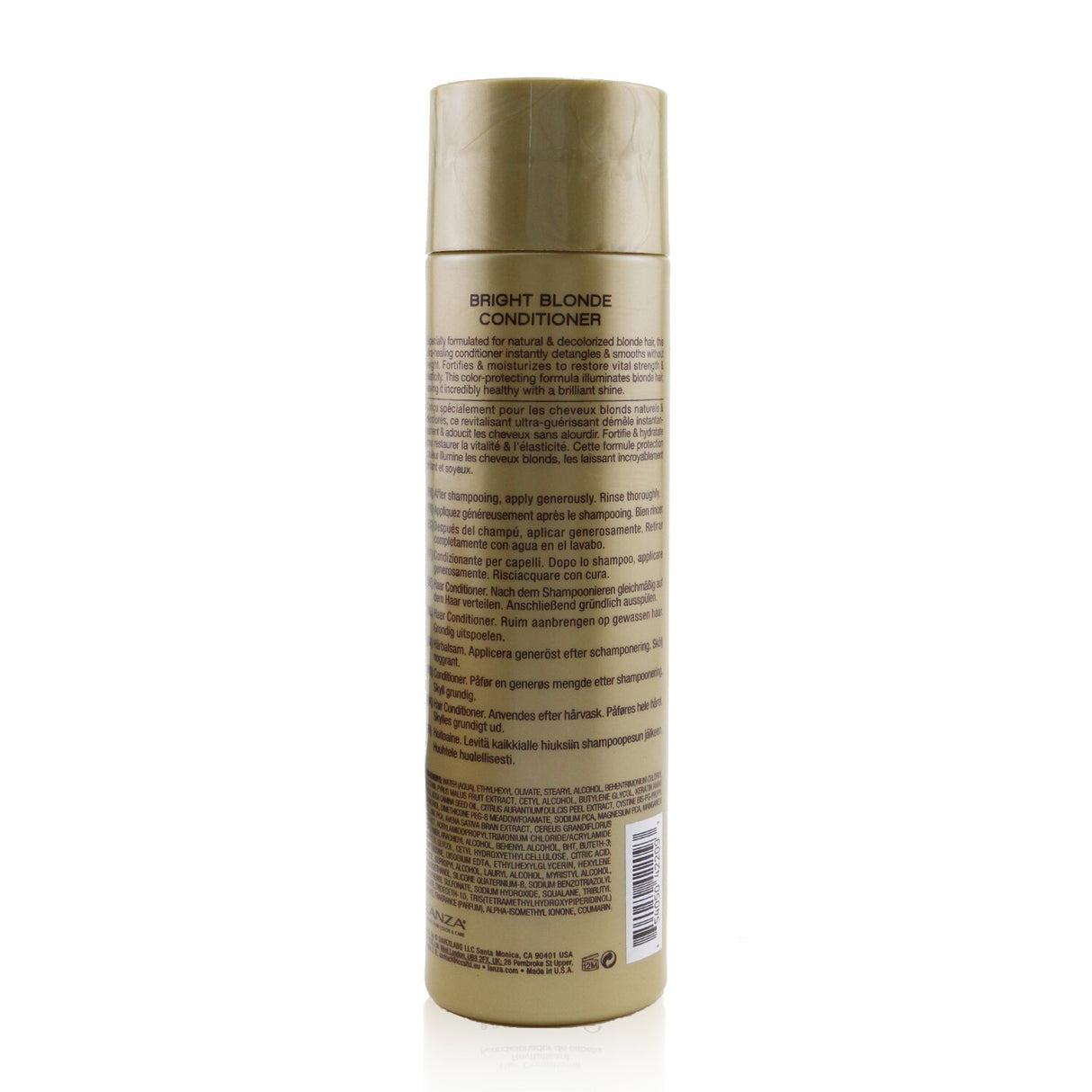 Lanza Healing Blonde Conditioner for vibrant, soft, and luminous blonde hair, enriched with Vita C-Plex Plus and natural botanicals.