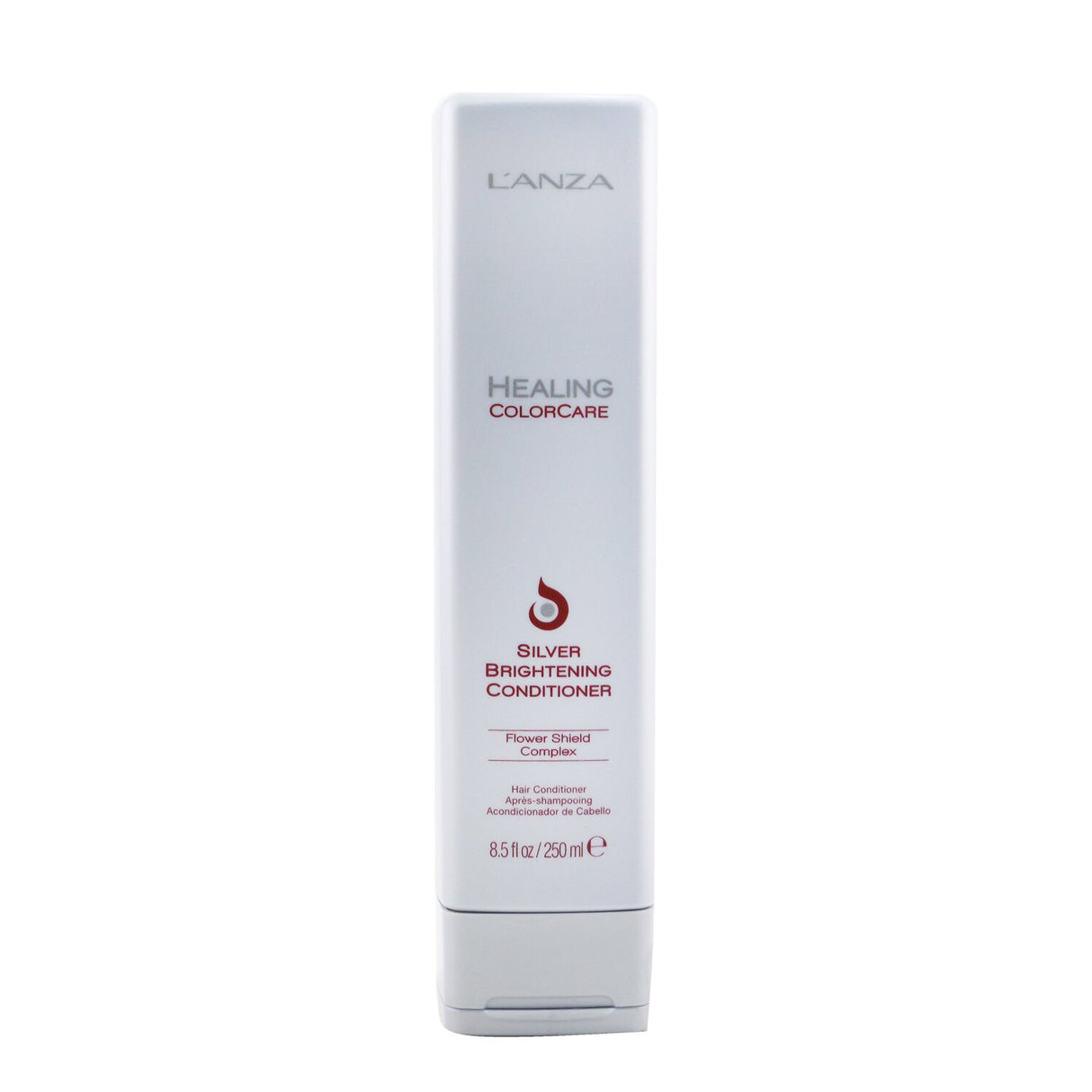 Lanza Healing ColorCare Silver Conditioner brightens hair, eliminates brassiness, and enhances shine for all lighter hair types.