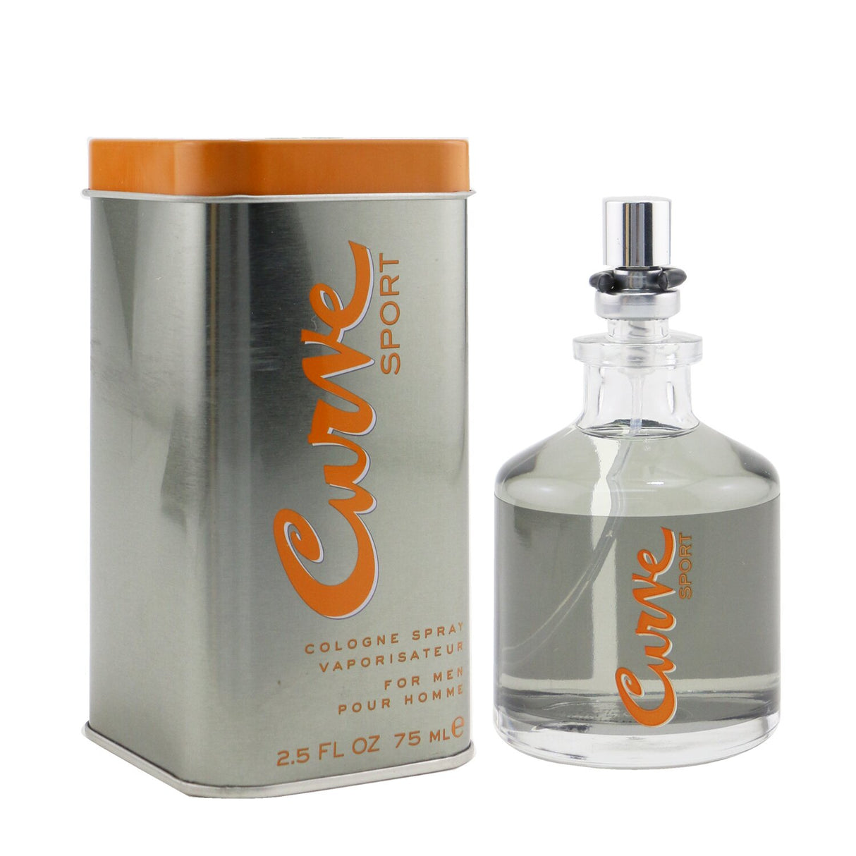 Liz Claiborne Curve Sport Cologne Spray 75ml, featuring crisp apple, bergamot, and warm vetiver, perfect for casual wear.