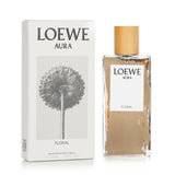 Loewe Aura Floral Eau De Parfum Spray 100ml, a feminine scent with floral notes and rich base for elegance and charm.