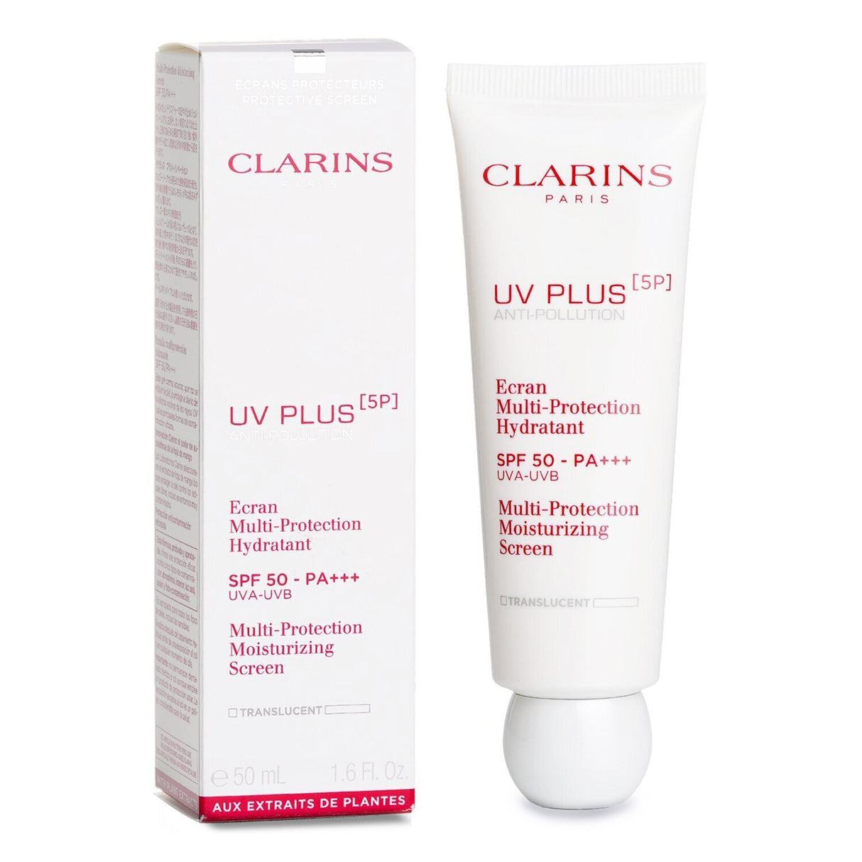 Clarins UV Plus [5P] Anti-Pollution Multi-Protection Moisturizing Screen SPF 50