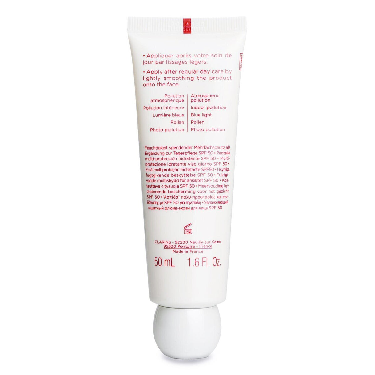 Clarins UV Plus [5P] Anti-Pollution Multi-Protection Moisturizing Screen SPF 50