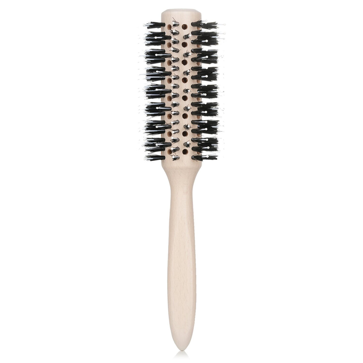 Vented radial brush for medium to long hair, featuring soft bristles for gentle styling and an ergonomic handle for control.