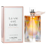 Bottle of Lancôme La Vie Est Belle Soleil Cristal Eau De Parfum, featuring floral and tropical notes, perfect for joyous occasions.