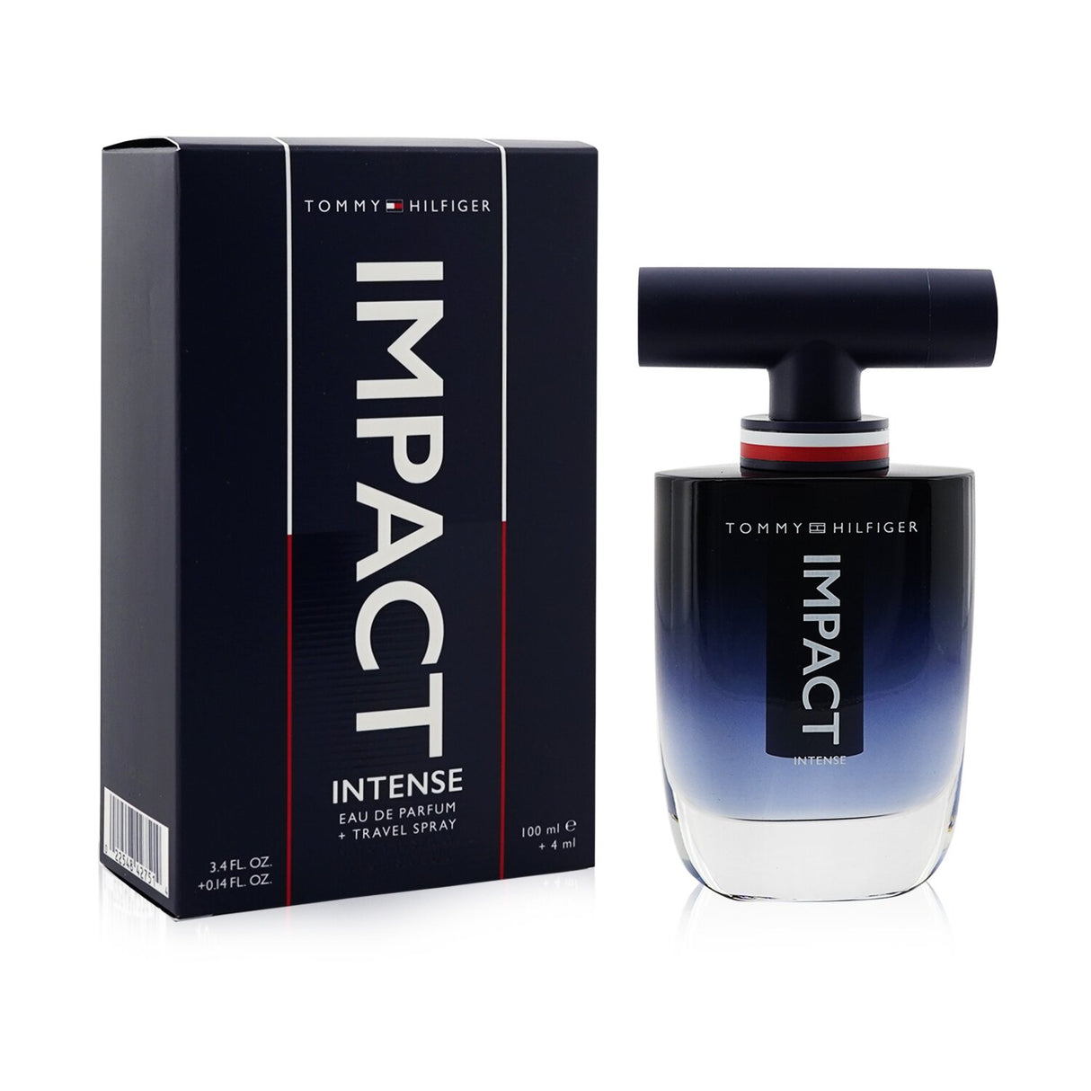 Tommy Hilfiger Impact Intense Eau De Parfum Spray 100ml, a sophisticated citrus aroma for men, perfect for evening wear.