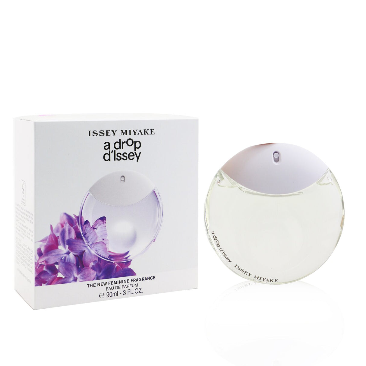 Issey Miyake A Drop D'Issey Eau De Parfum Spray 90ml, a floral scent with almond milk, rose, and rich musk notes for women.