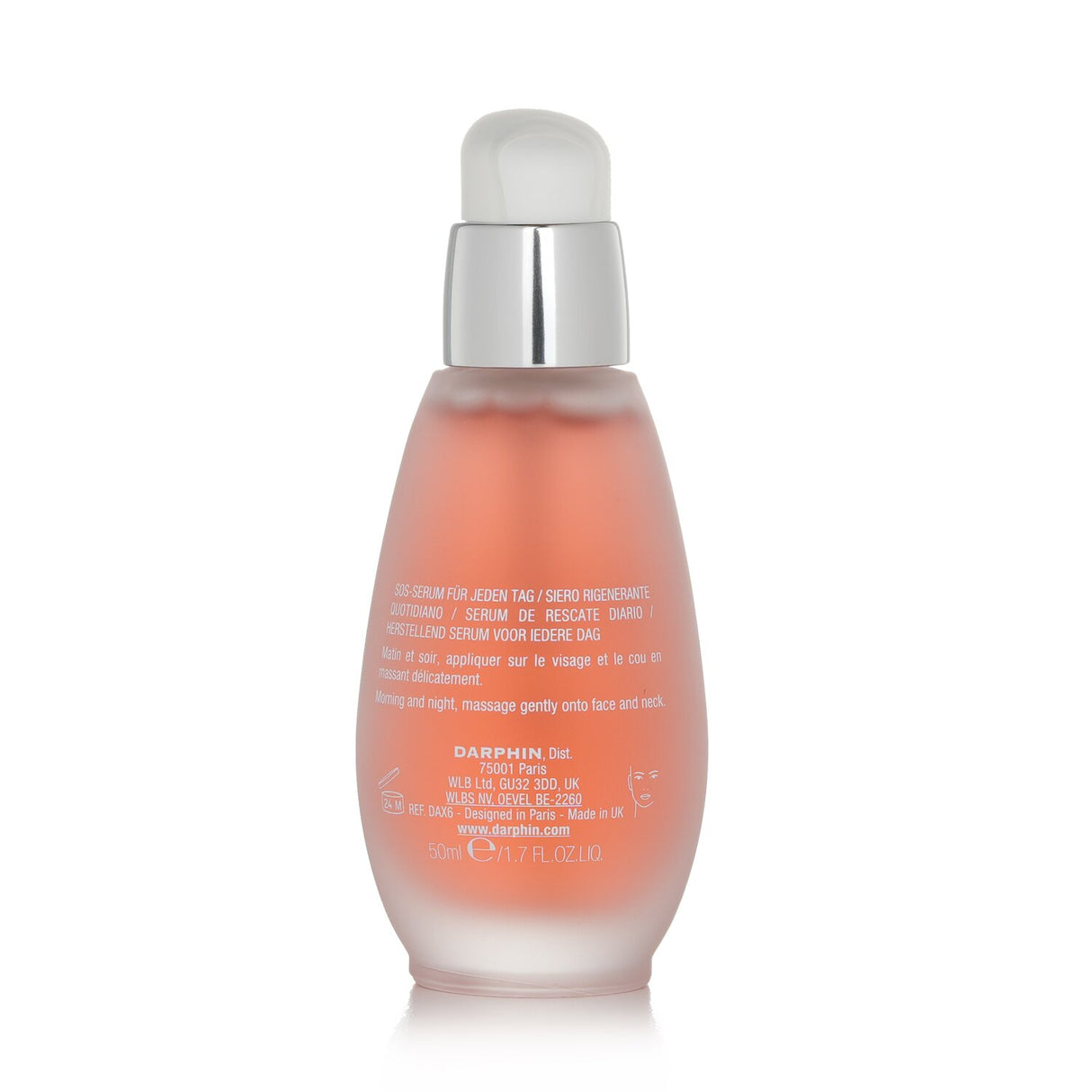 Darphin Intral Daily Rescue Serum in a 50ml bottle, designed to soothe, hydrate, and refresh irritated skin effectively.