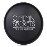 Cinema Secrets Dual Fx Foundation Powder in #Olive, a versatile, silky powder for buildable coverage, cruelty-free and paraben-free.