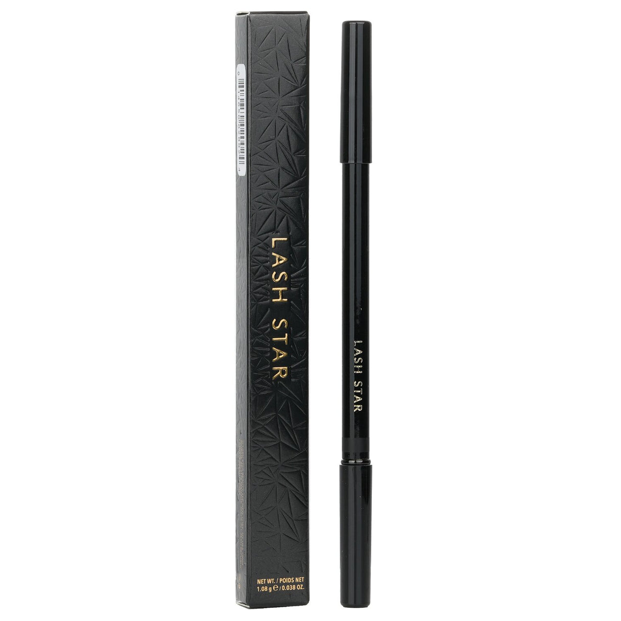 Lash Star Pure Pigment Kohl Eyeliner in Infinite Black, featuring a creamy texture and smudge tip for bold, smoky eyes.