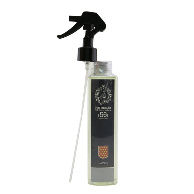 Delicate Cambio Room Spray by Farmacia Santissima Annunziata, 200ml, creates a calming, fragrant atmosphere in any space.