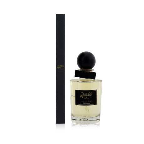 Teatro Dolce Vaniglia diffuser in 250ml bottle, featuring natural reeds for a warm, long-lasting vanilla aroma.