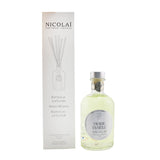 Luxurious 250ml reed diffuser in a glass bottle with southern French design, offering captivating aroma for 8 weeks.