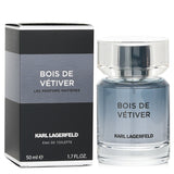 Lagerfeld Bois De Vetiver Eau De Toilette Spray 50ml, a woody aromatic fragrance with fresh, juicy notes for modern men.