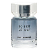 Lagerfeld Bois De Vetiver Eau De Toilette, 50ml, woody aromatic fragrance with citrus, mint, and earthy notes for men.