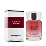 Lagerfeld Fleur De Murier Eau De Parfum in a 50ml bottle with floral fruity notes, perfect for stylish women in spring or summer.