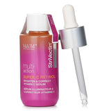 Brightening serum with Vitamin C and Retinol for smooth, radiant skin; absorbs quickly without stickiness.