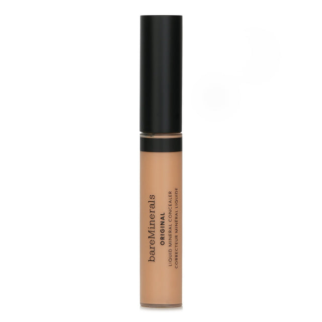 Lightweight liquid mineral concealer #2C Light, smooths skin, covers imperfections, and brightens dark circles. Vegan and cruelty-free.