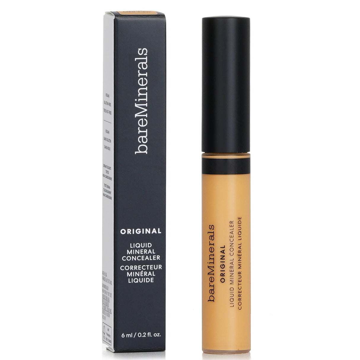 BareMinerals Original Liquid Mineral Concealer in shade #2.5W, offering medium coverage with a lightweight, hydrating formula.