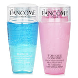 Lancome My Cleansing Must-Haves Set, featuring Bi-Facil cleanser and Confort Tonique toner for radiant, hydrates skin.