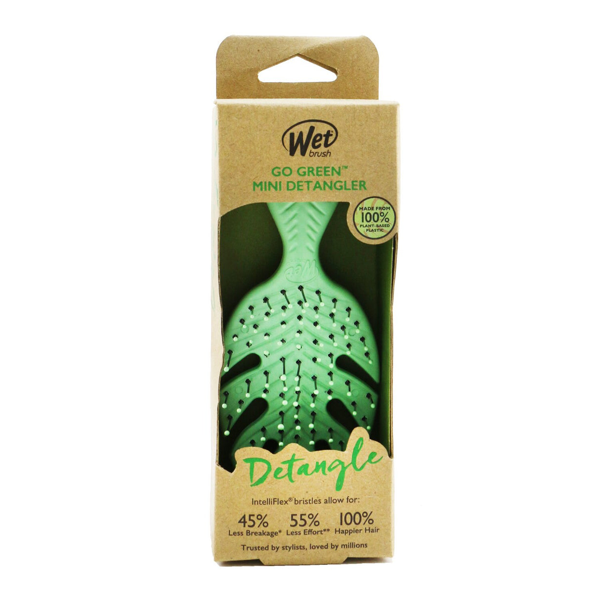Wet Brush - Go Green Mini Detangler - # Green  - 1pc