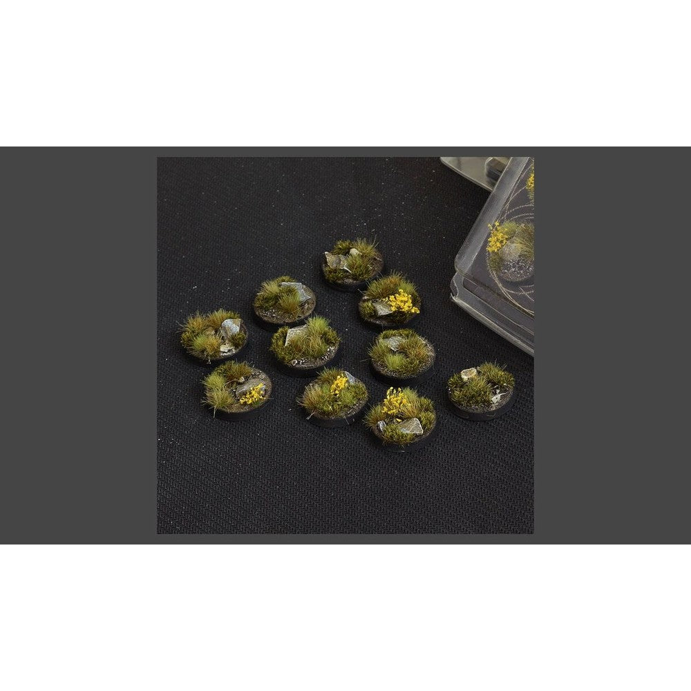 Gamers Grass - Battle Ready Bases - Highland - Round 25mm (x10)