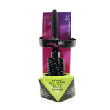 Pro Smooth & Shine Round Brush with HeatFlex bristles for easy detangling, shine, and control for thick to coarse hair.