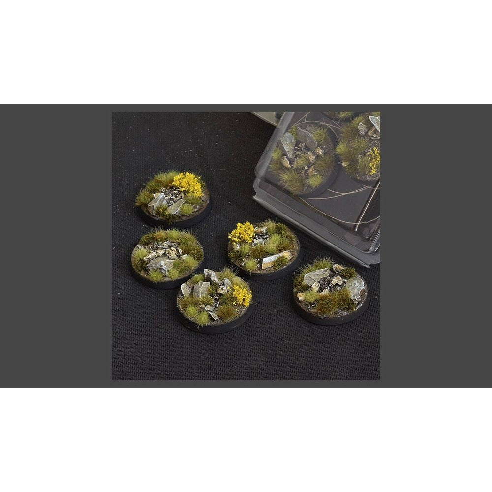 Gamers Grass - Battle Ready Bases - Highland - Round 40mm (x5)