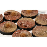 Gamers Grass - Battle Ready Bases - Badlands - Round 25mm (x10)