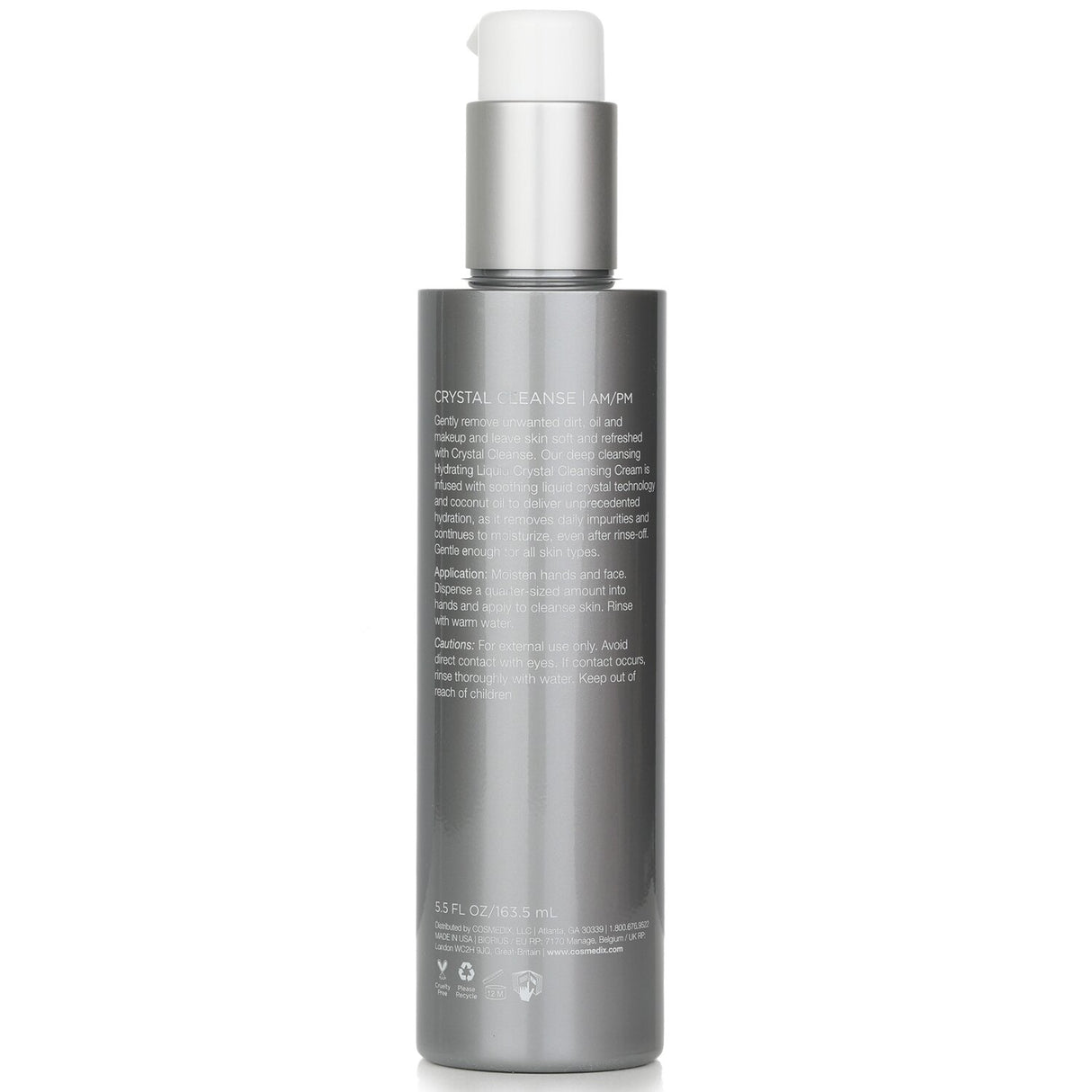 CosMedix - Crystal Cleanse Hydrating Liquid Crystal Cleansing Cream  - 163.5ml/5
