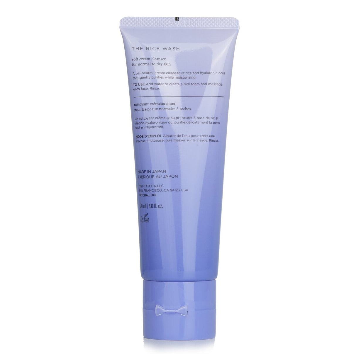 Tatcha - The Rice Wash - Soft Cream Cleanser (For Normal To Dry Skin)  - 120ml/4