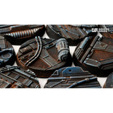 Gamers Grass - Battle Ready Bases - Spaceship Corridor - Round 32mm (x8)