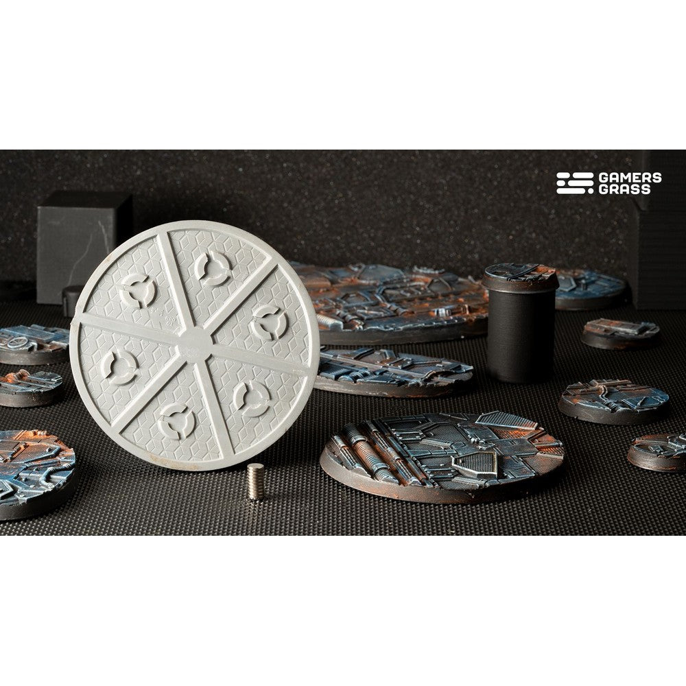 Gamers Grass - Battle Ready Bases - Spaceship Corridor - Round 80mm (x1)