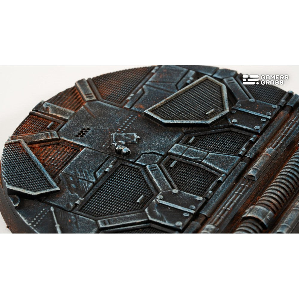 Gamers Grass - Battle Ready Bases - Spaceship Corridor - Round 80mm (x1)