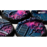 Gamers Grass - Battle Ready Bases - Alien Infestation - Round 40mm (x5)