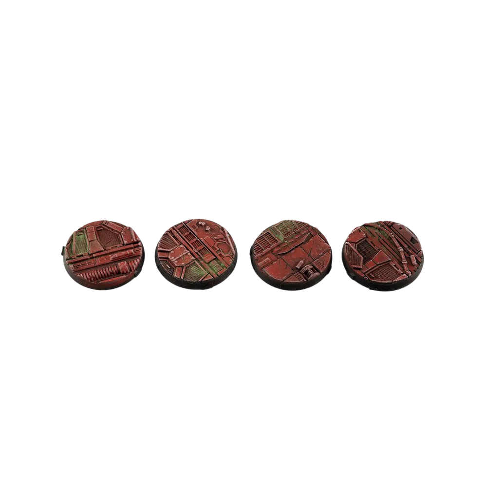 Gamers Grass - Battle Ready Bases - Nomad Crew Deck - Round 40mm (4x)