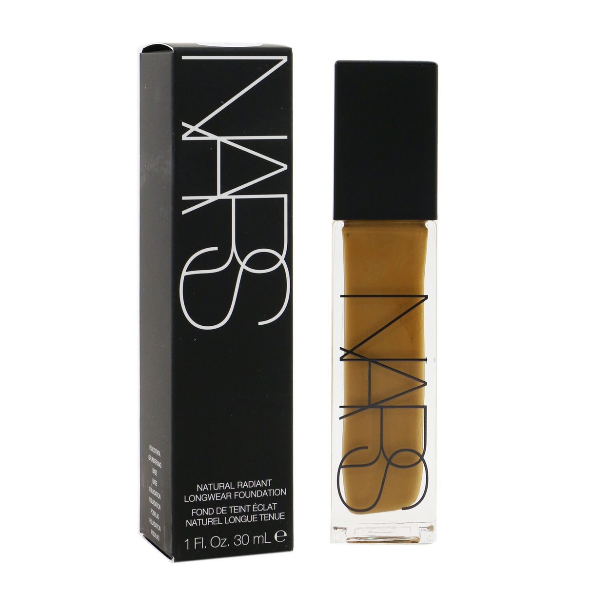 NARS Natural Radiant Longwear Foundation in #Moorea, perfect for medium deep skin with olive undertones, offers a radiant, breathable finish.