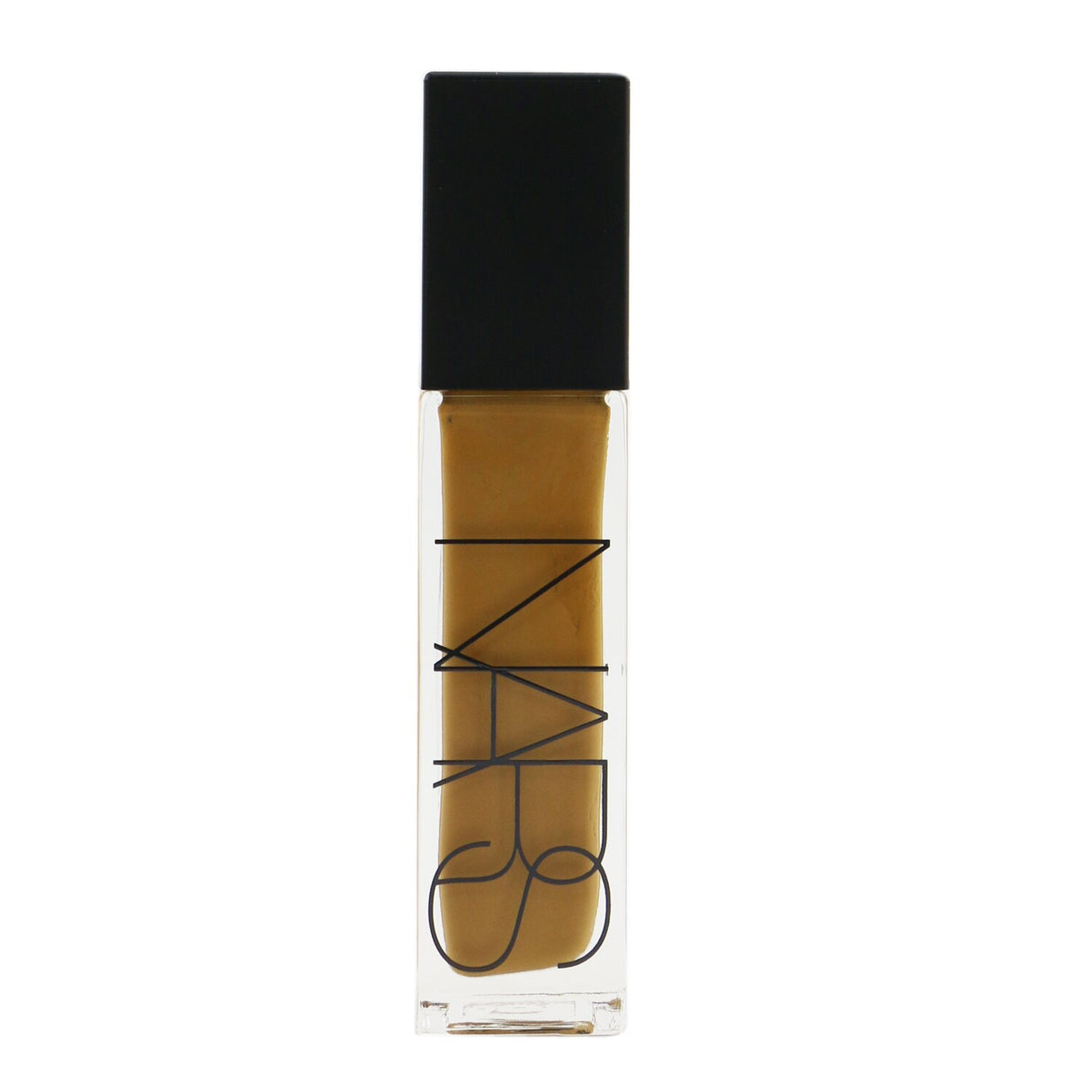 NARS Natural Radiant Longwear Foundation in #Moorea, medium dark shade for olive undertones, offers buildable coverage with a radiant finish.