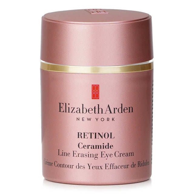 Elizabeth Arden Ceramide Retinol Eye Cream in 15ml, targeting fine lines and dark circles with advanced retinol technology.