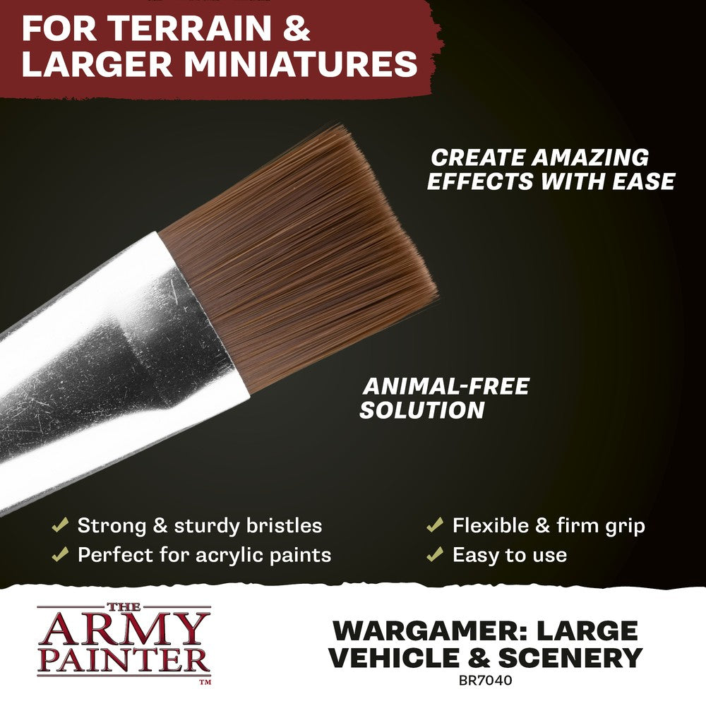 Army Painter - Brushes - Wargamer Brush - Large Vehicle & Scenery