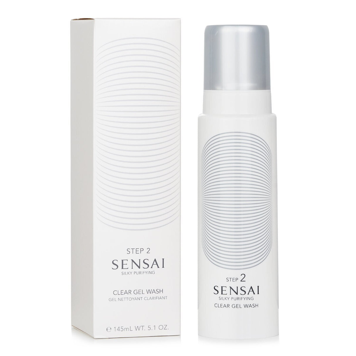 Kanebo Sensai Silky Purifying Clean Gel Wash in a 145ml bottle, designed to cleanse and refresh all skin types.