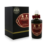 Elegant 100ml Penhaligon's Halfeti Leather Eau De Parfum showcasing rich, spicy notes in a sophisticated unisex fragrance.