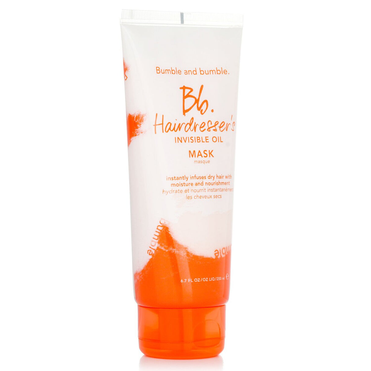 Bumble and Bumble Hairdresser's Invisible Oil Mask, 200ml; a nourishing mask with 6 lightweight oils for hydrated, frizz-free hair.