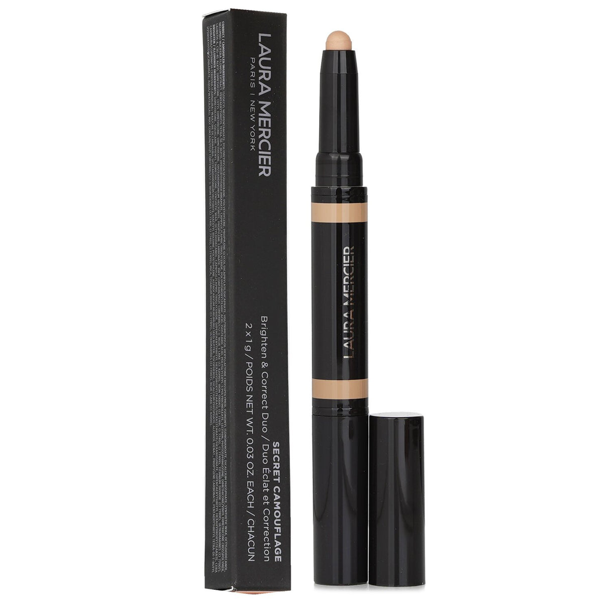 2-in-1 concealer duo in #2N Light, correcting imperfections and brightening under eyes with nourishing ingredients and smooth formula.