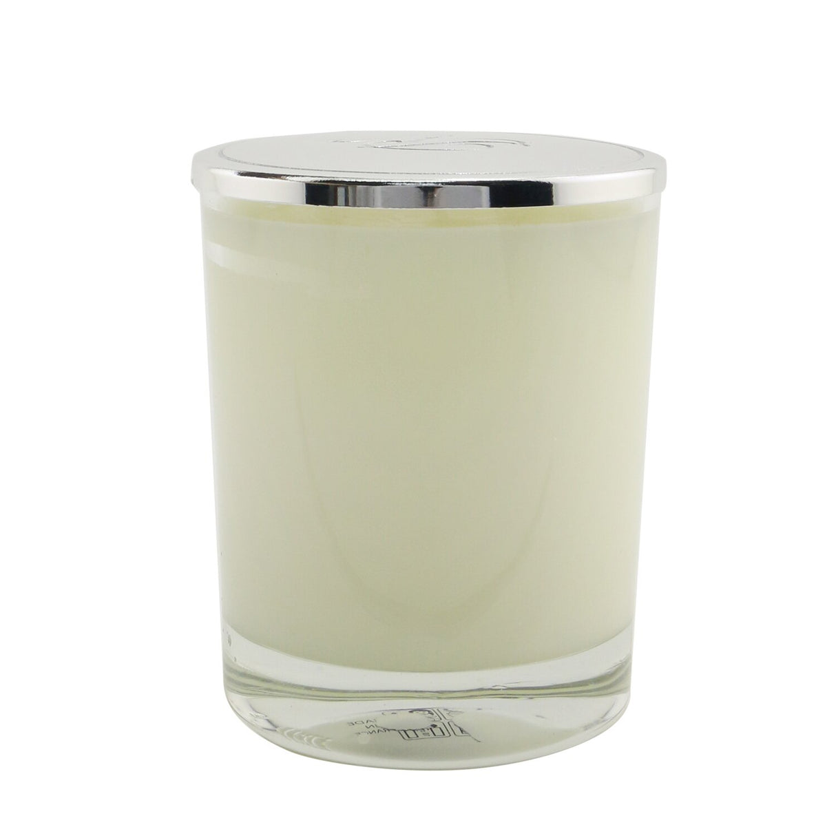 A luxurious 190g Nicolai scented candle in Crepuscule Vanille, featuring a comforting vanilla aroma, housed in an elegant glass container.