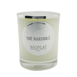 Nicolai Scented Candle - The Narghile in a stylish glass container, offering a rich aroma and 50 hours of burn time.
