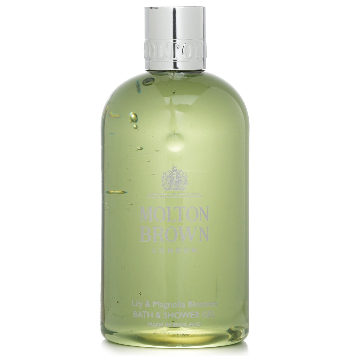 Vegan Lily & Magnolia Blossom bath gel in 300ml, gently cleanses and nourishes with floral notes and sandalwood.