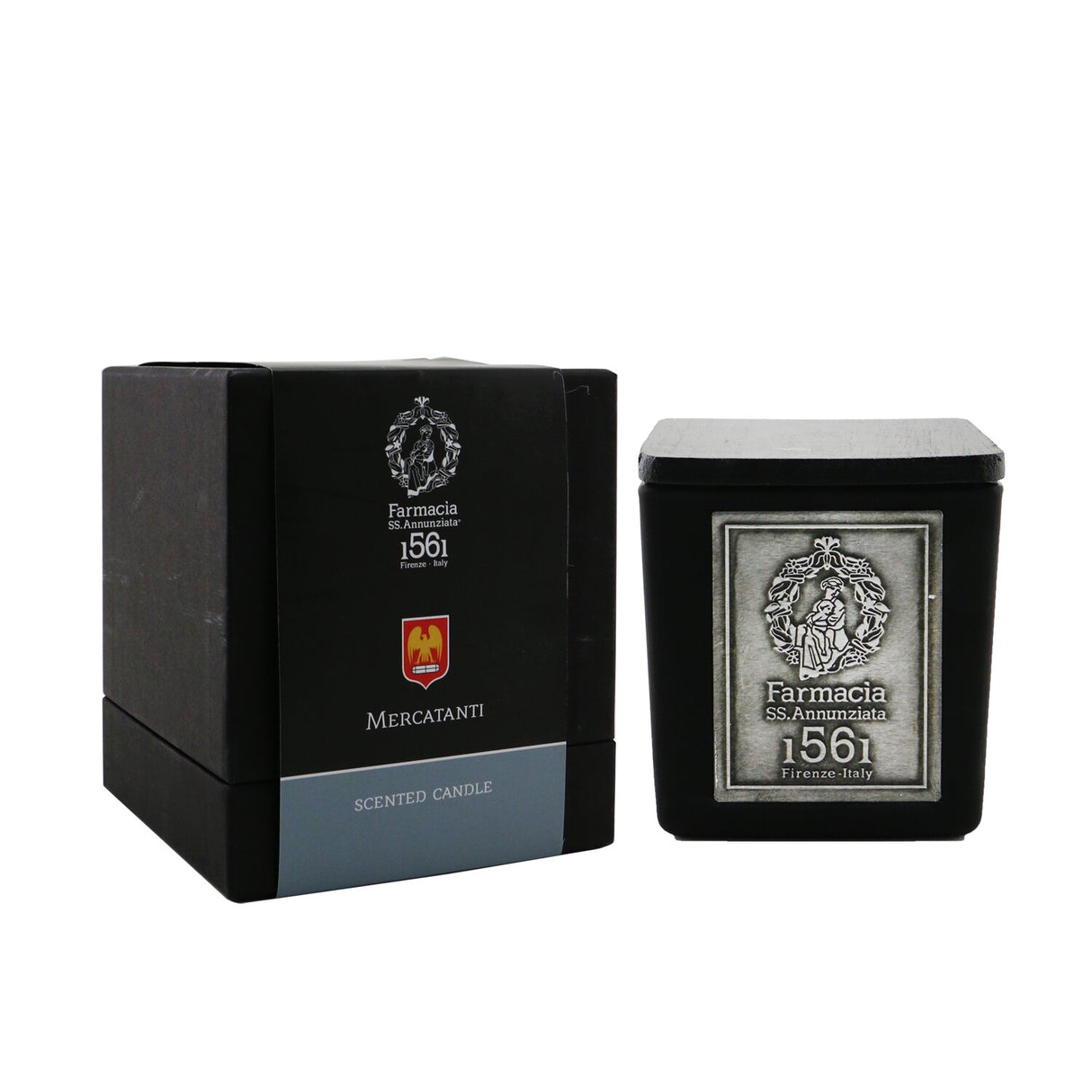 Luxurious handmade scented candle in an elegant glass vase with wooden wick, ideal for creating a serene ambiance at home.
