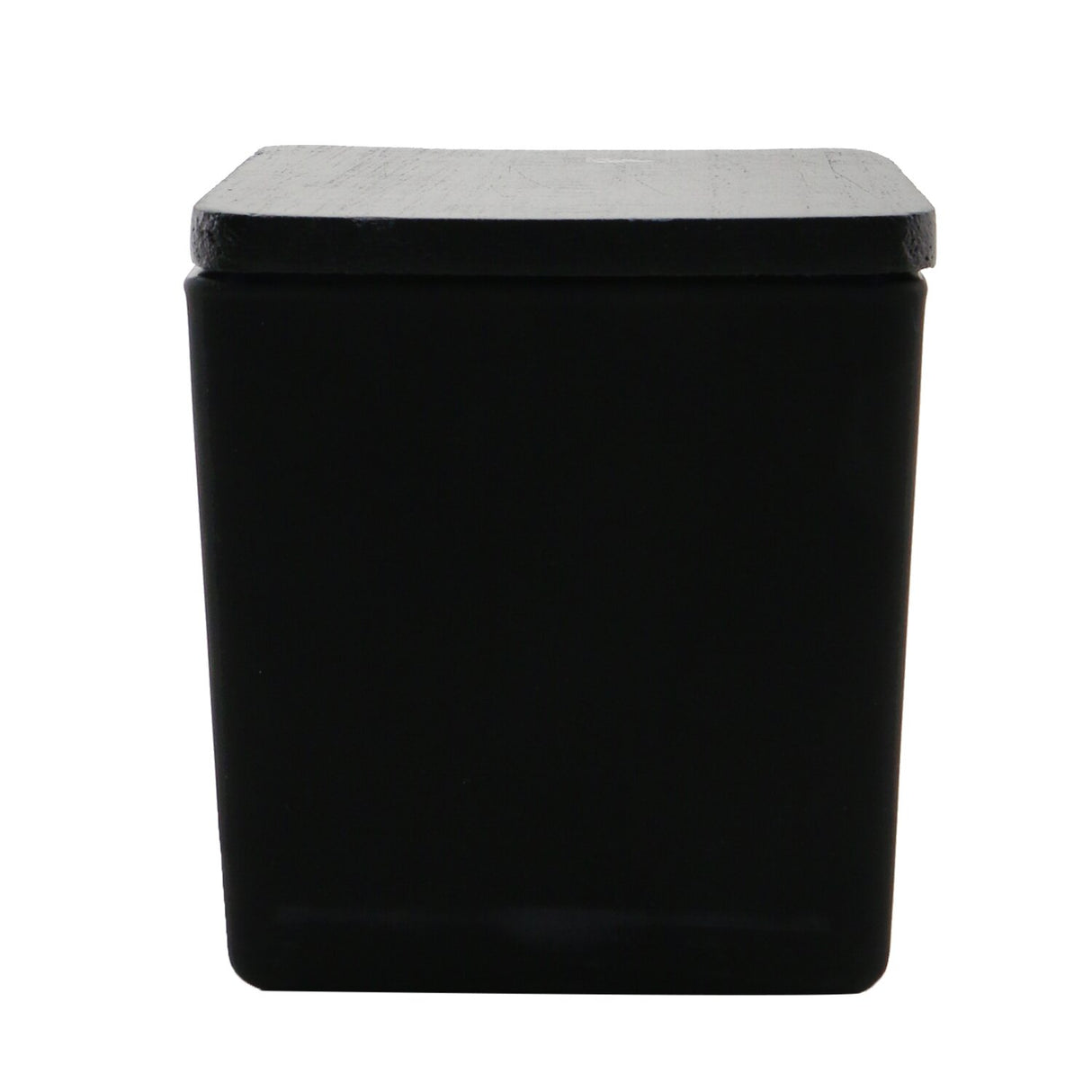 Luxurious Mercatanti scented candle in an elegant glass vase, with a wooden wick, handmade in Italy for a cozy atmosphere.