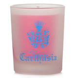Carthusia Gemme di Sole scented candle in elegant glass holder, offering a luxurious fragrance with a 20-hour burn time.