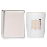 Max Benjamin French Linen Water Candle in a sleek glass container, offering 40 hours of delicate, refreshing fragrance.